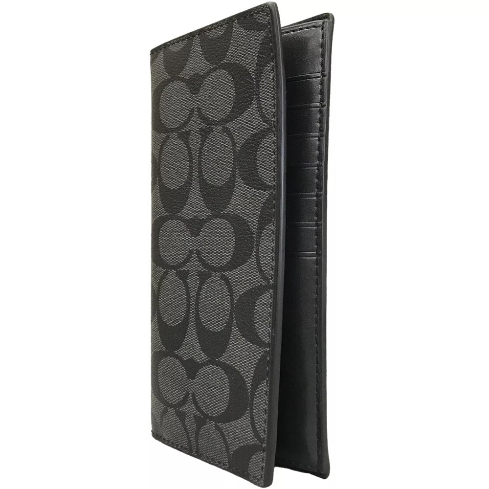 ❌SOLD❌ Authentic Coach Wallet Long wallet  Signature Leather Black